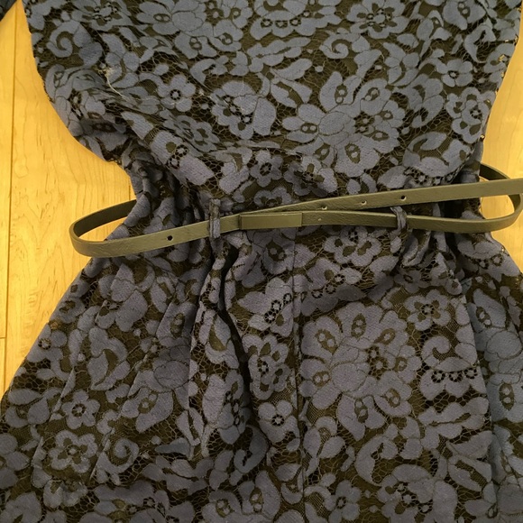 Zara - Navy Blue Lace Romper - XS - Picture 5 of 6